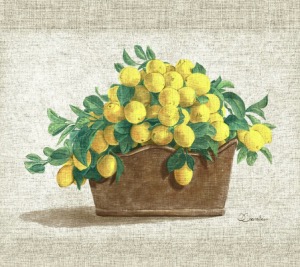 Tenture murale « Coupe de Citrons »