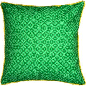 Coussin avec garniture Bleu Bohème 2 - Orval Créations